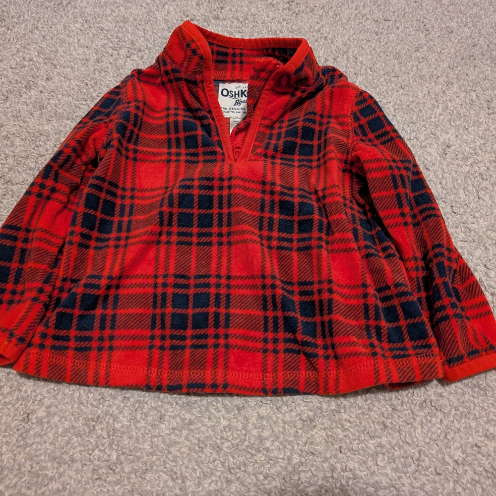 Red Plaid Kids Pajamas - Picture 2 of 6